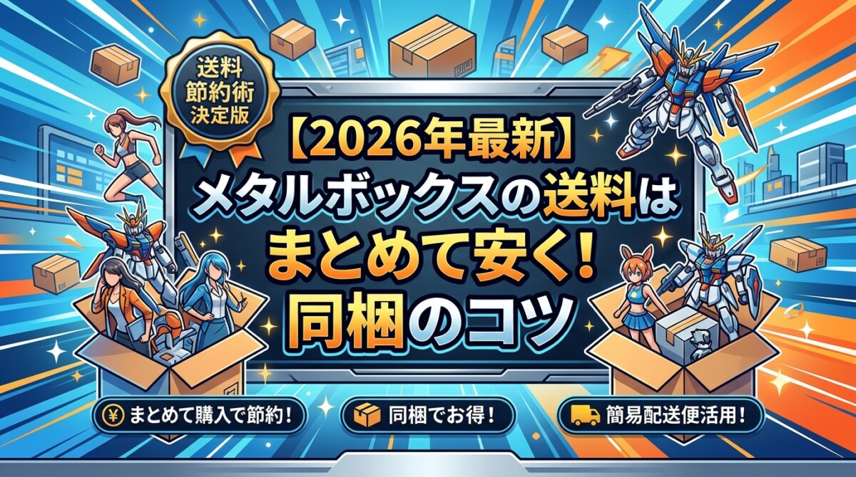 【2026年最新】メタルボックスの送料はまとめて安く!同梱のコツ
