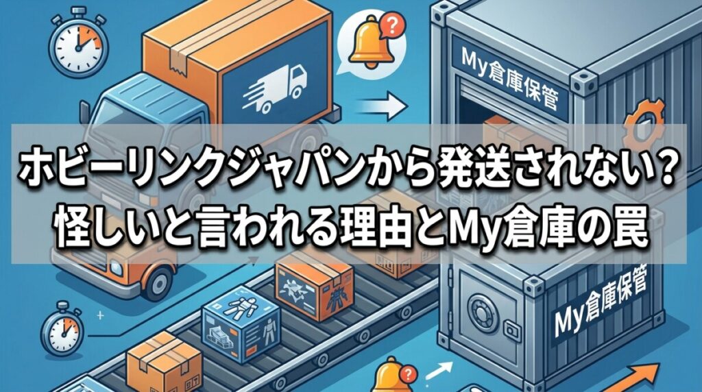ホビーリンクジャパンから発送されない？怪しいと言われる理由とMy倉庫の罠