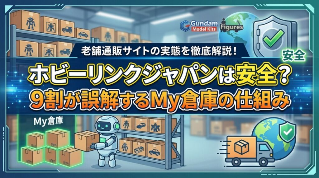 ホビーリンクジャパンは安全？9割が誤解するMy倉庫の仕組み